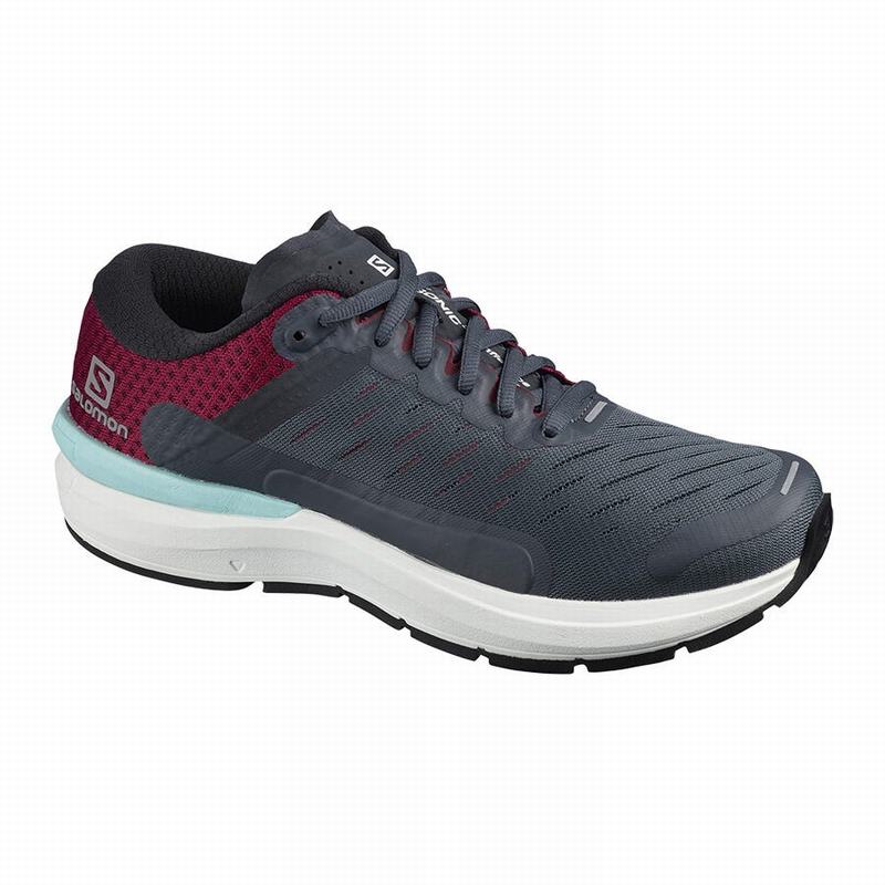 Chaussure Running Salomon Femme Grise / Blanche - Salomon SONIC 3 CONFIDENCE W - France (0354-YMIAJ)